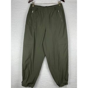 Athleta Headlands Hybrid Cargo II Pants Womens Medium Olive Green Joggers M
